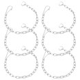 thumbnail image 3 of 6pcs Toilet Flapper Replacement Chains Toilet Handle Chains Stainless Steel Lift Chains, 3 of 5