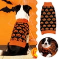 thumbnail image 2 of TIELUTT Sweaters Halloween Pumpkin Sweater for Small Medium Large Pet Clothes for Small Dogs Girls Dress Pet Clothes Pet Clothes for Cats Pet Clothes Rack Pet Clothes for Medium Dogs Easter, 2 of 6