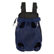FEOLGEHLY Pet Backpack Carrier, Foldable Breathable Mesh Cat Carrier Bag, Dog Travel Backpack with Ergonomic Strap, Anti-Scratch Large Space for Small Pets, Lightweight Pet Travel Carrier, NYM