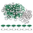 thumbnail image 1 of Unique Bargains 100PCS Grommets Eyelets 2/5 Inch (10mm) ID Hole Metal Self Backing Eyelet with Washers for Leather Green, 1 of 7