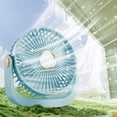 thumbnail image 3 of Portable Fan Rechargeable High Power Cool Small Fan, Desktop Silent for Office Student Dormitory, USB Charging Adjustable Speed, Compact Lightweight for Indoor Outdoor Use, 3 of 3