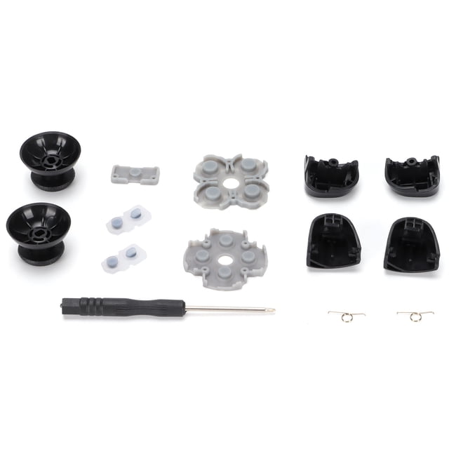 ANGGREK Console Game Accessories For PS5,Controller Replacement Kit For PS5 Handle Conductive Rubber Pad Rocker 3D Plastic L12 Replacement Buttons Set