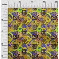 thumbnail image 2 of oneOone Tissu Georgette Viscose Jaune Patchwork Paisley Matériel de Robe Tissu Imprimé Tissu au Mètre 42 Pouces de Large, 2 of 5