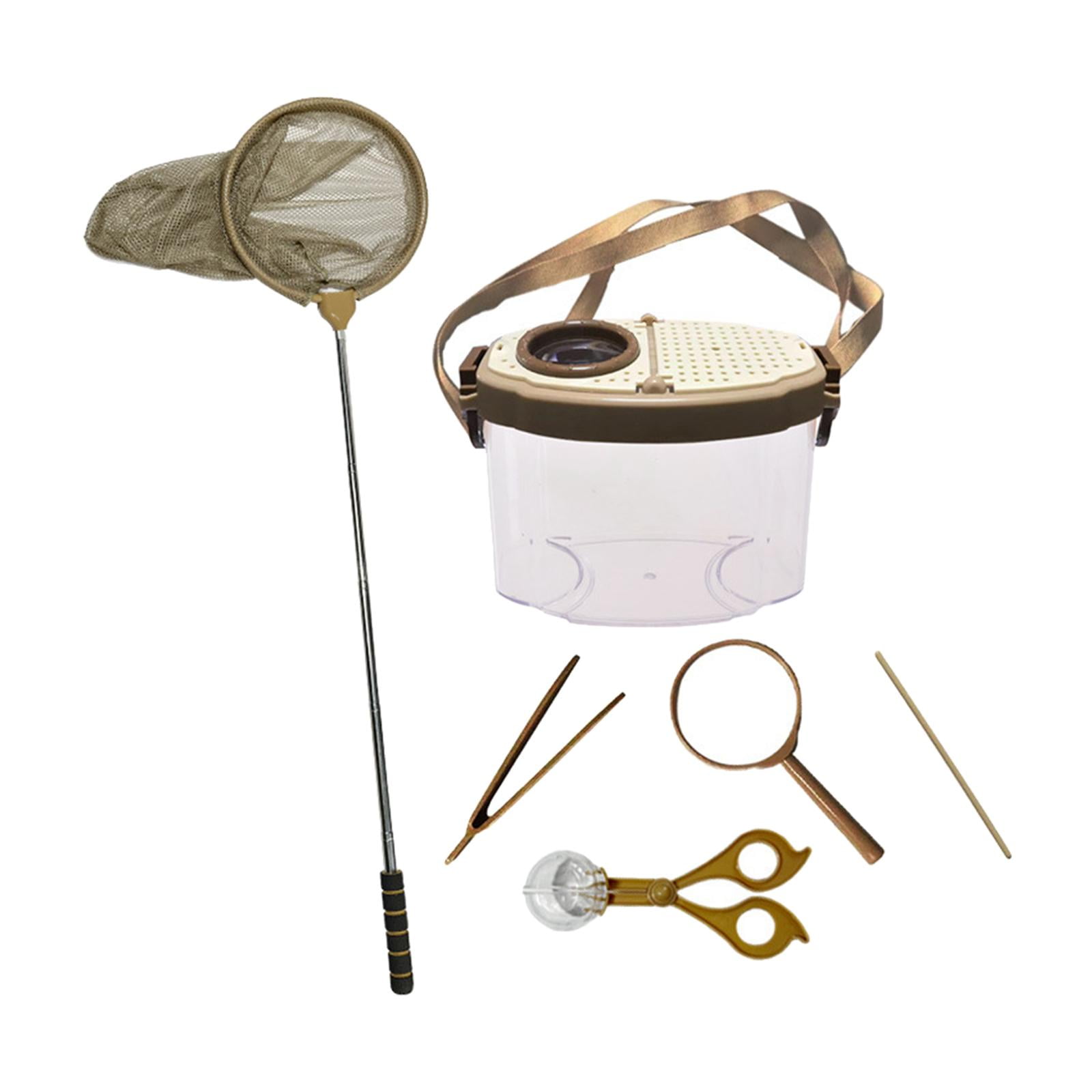 Kit Attrape-insectes Pour Enfants – Boîte D'habitation Avec Loupe, Pince Et Pince à épiler – Exploration Intérieur/extérieur – Cadeau Idéal Dès 3 Ans