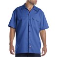 thumbnail image 1 of Dickies Chemise de Travail à Manches Courtes pour Homme, 3X, Bleu Royal, 1 of 5