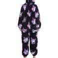 thumbnail image 3 of Pyjama une Pièce Floue, Élégant Doux Pyjama Chaud Combinaison pour la Maison, 3 of 5