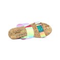 thumbnail image 4 of BLISSFUL STEP Women's Shoes Platform Clear Straps Wedge Heel Sandals Colorful 9, 4 of 7