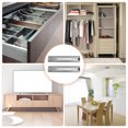 thumbnail image 3 of EcoNesxp 2 Pieces Drawer Slides Stainless Steel Cabinet Drawer Slides Ze Huanyu Inch Ball Bearing Drawer Slides Full Extension Drawer Guides, 3 of 5