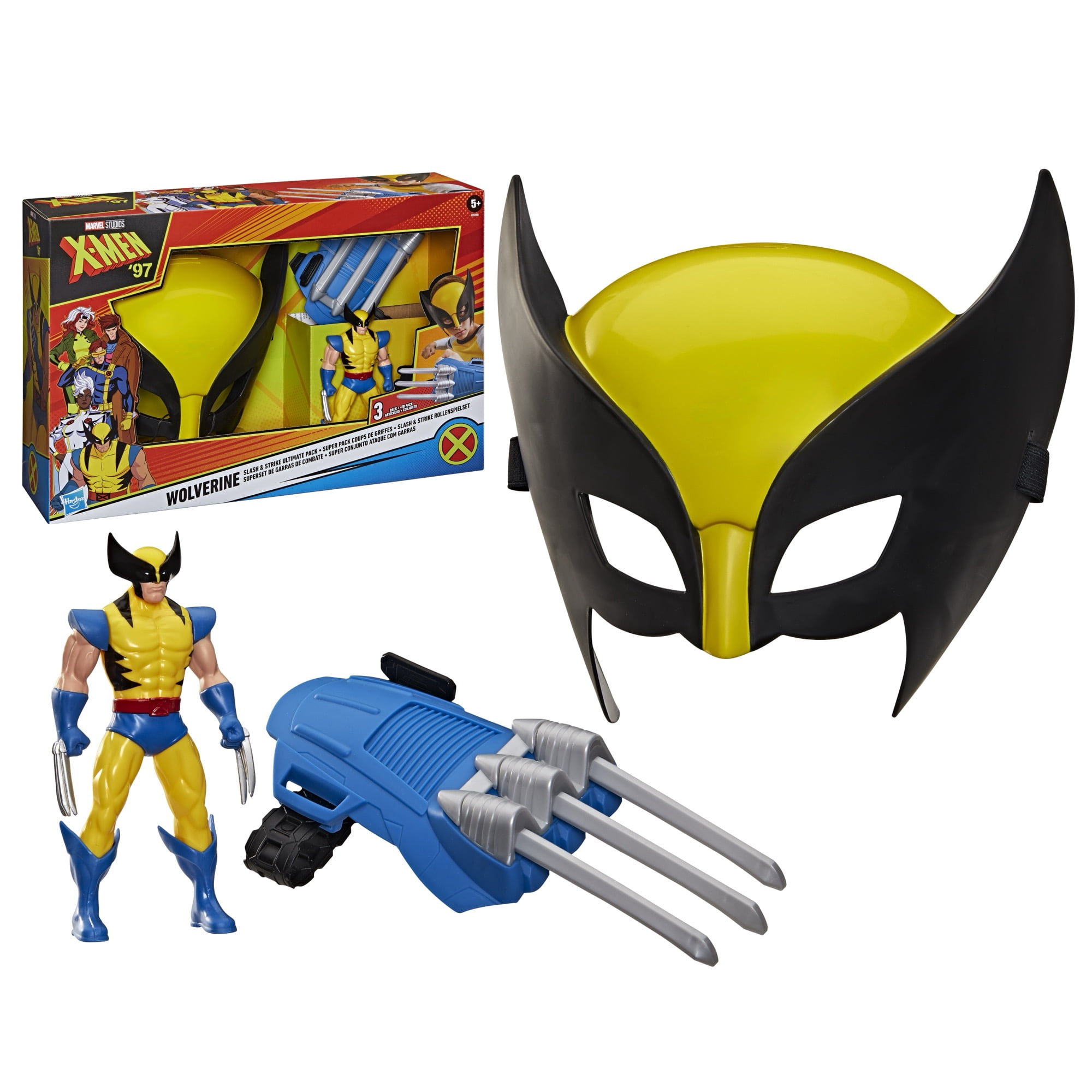 Marvel X-Men ’97, Super pack Coups de griffes de Wolverine, pack de 3 jouets