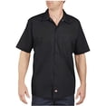 thumbnail image 2 of Dickies Mens Industrial Short Sleeve Work Shirt, XT, Black, 2 of 4