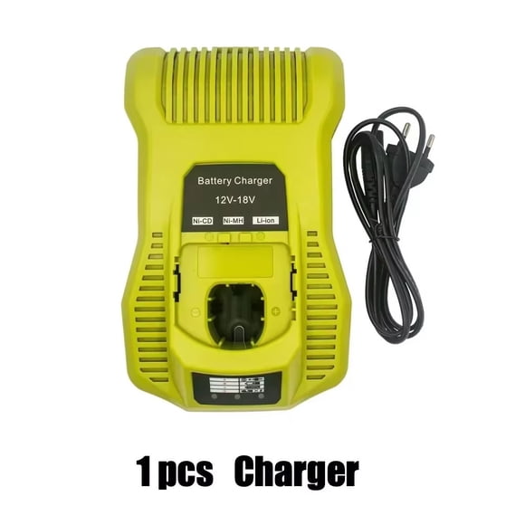 P117 Replacement for Ryobi 18V Battery Charger P117 Dual Chemistry Charger P118 Compatible with Ryobi 18V One+ Lithium & 12V-18V NiCad NiMh Battery PBP005 P190 P189 P108 P197 PBP002 PBP004