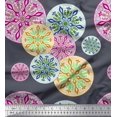 thumbnail image 1 of Soimoi Rayon Fabric Mandala Ethnic Print Fabric by Yard 56 Inch Wide, 1 of 3