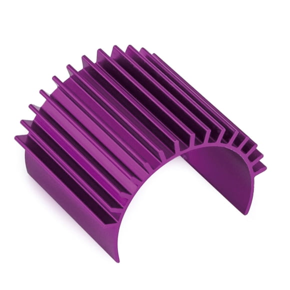 ziyahi Motor Heat Sink Heatsink RC Car Truck Devices with Good Thermal Conductivity Engine Accessories for Brushed Brushless Radiator Purple
