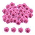 thumbnail image 4 of GROWTH TANK Mini Artificial Rose Heads Stemless Flower Heads for Table Home Decoration Pink, 4 of 7