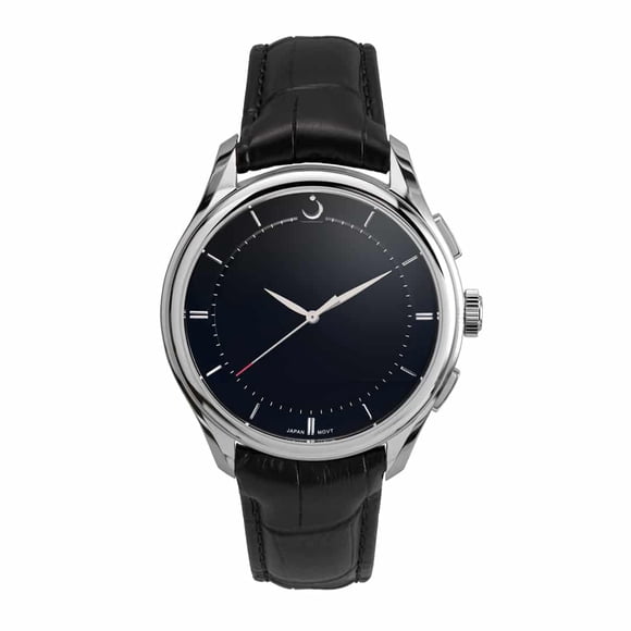 Alfajr WK-26L Premier 360 Leather Azan Wrist Watch - Black