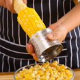 thumbnail image 1 of Cqxid Corn Peeler Under $5 Corn Stripper Cutter 2Pcs Stainless Steel Corn Scraper Pitter Corer Peeler Corn Stripping Tool Circular Corn Threshing Tool Kitchen Corn Peeler, 1 of 9