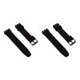 thumbnail image 3 of Baohd Versatile Silicone Watch Bands Watch Straps Replacement Rubber Wrist Band Black 20mm 2Set, 3 of 6