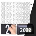 thumbnail image 2 of ZTTD Mailbox Numbers for Outside 5 Sets 0-9 Reflective Number Stickers Strong Self Adhesive Address Numbers for Houses Silver 4 Inch, 2 of 9