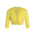 thumbnail image 1 of Gupgi Women Shrug Cardigan Open Front Solid Color Bolero Jacket Cropped Coat, 1 of 7