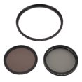thumbnail image 2 of ND CPL UV Filter Set Compatible with DSLR Camera,ND8 UV CPL Polarizer Neutral Density Filter Kit,HD Optical Glass,Aluminum Alloy Frame,Anti Fingerprint for Photography, 2 of 7