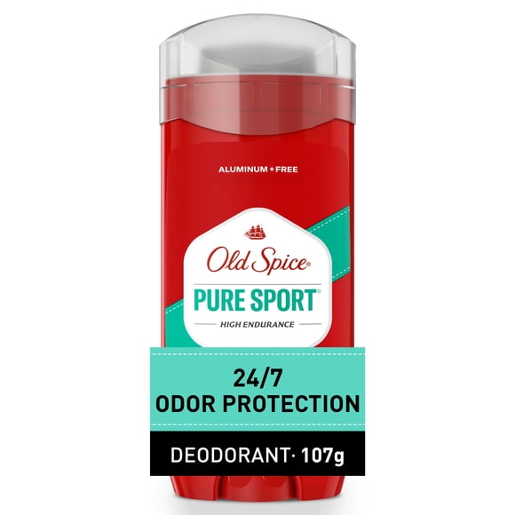 Désodorisant Old Spice High Endurance pour hommes, sans aluminium, parfum Pure Sport