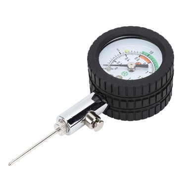 Pressure Measurement Table, Ball Pressure Gauge, With Air Valve Easy To Carry And Use Lightweight For Soccer Ball Football Basketball And Volleyball