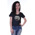 thumbnail image 3 of Moomaya T-shirt à Manches Courtes pour Femmes avec Col Rond, Écusson à Paillettes, Coupe Décontractée - 54, 3 of 7