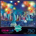 thumbnail image 1 of Buffalo Games Cities in Color Manhattan Celebration 750 Piece Jigsaw Puzzle, 1 of 3