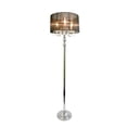 thumbnail image 3 of Lampadaire romantique Elegant Designs à la mode avec des cristaux suspendus, 3 of 3