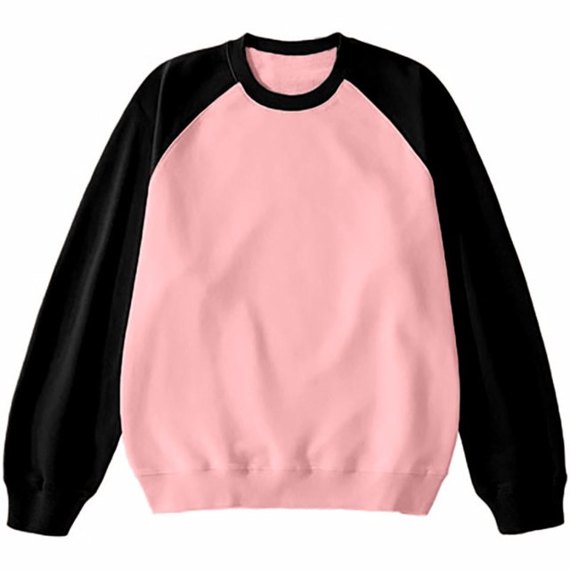 cfhntfmh Chandail à Col Rond pour Hommes Mode à Blocs de Couleur Manches Longues Chandail à Enfiler Hauts Chaud en Molleton Chandails de Base Automne Hiver Manteau