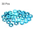 thumbnail image 3 of Unique Bargains Lot de 30 Rondelles à Encastrer M5 en Alliage d'Aluminium Anodisé pour Finition, Bleu Ciel, 3 of 4