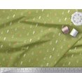 thumbnail image 2 of Soimoi Green Silk Fabric Tree Christmas Print Sewing Fabric Yard 42 Inch Wide, 2 of 3