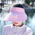thumbnail image 4 of BKER Sun Visors Hat With Fan For Women Fan Visor Hat Three Speed Adjustment And Large Area Sun, 4 of 6