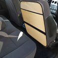 thumbnail image 2 of jinwen Back Seat Protector Kick Mat Interior Accessories Easy Cleaning Portable Beige Full, 2 of 9