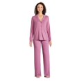 thumbnail image 1 of George Women's Notch Collar Pajama 2-Piece Set, 1 of 6