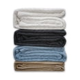 thumbnail image 2 of HOMETRENDS COTTON BLANKET KING GREY, 2 of 5