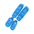 thumbnail image 2 of DYNWAVECA Kickboxing Shin Guards Leg Guards for Kids Shin Instep Pads Shin Protection for Grappling, Sanda, Boxing, Kickboxing Sparring Blue, 2 of 10