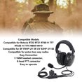 thumbnail image 3 of Écouteurs Radio Bidirectionnels, Casque Militaire Professionnel à Réduction de Bruit pour RT22 RT21 RT68, 3 of 7