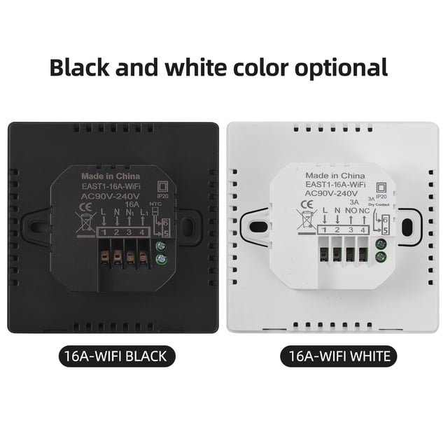 Smart Thermostat,Wifi 16a Lcd Display Temperature Lcd Wall 16a Temperature