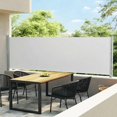 thumbnail image 1 of vidaXL Auvent Latéral Rétractable pour Patio 140x600 cm Crème, 1 of 5