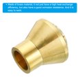 thumbnail image 3 of Unique Bargains Brass Liquid Distributor, 5/8 x 1/4 Inch 10 Hole Copper Joints Refrigerant Liquid Separator, 3 of 5