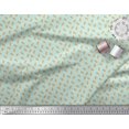 thumbnail image 2 of Soimoi Moss Georgette Fabric French Horn Musical Instrument Print Fabric by Yard 42 Inch Wide, 2 of 3