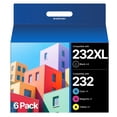 thumbnail image 1 of 232XL Ink Cartridges for Epson Printer Remanufactured Replacement for Epson 232 Ink Cartridges for Epson 232XL 232 XL for Epson XP-4205 XP-4200 Workf, 1 of 7