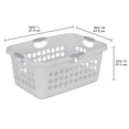 thumbnail image 2 of Sterilite 71 L  Ultra™ Laundry Basket Cement, 2 of 9