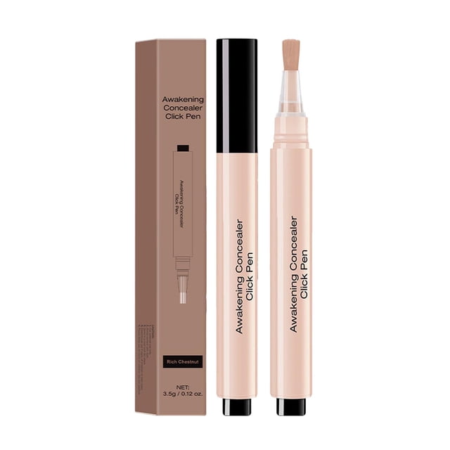 Skin Color Enhancement Concealer Sponge Applicator Liquid Concealer Durable Bright White Color Corrector Light All Day Long Moisturizing Concealer(3.5ml)