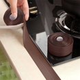 thumbnail image 4 of Delaman® Wall Sealing Strip Self Adhesive Sticker Bath Sink Basin Edge Trim Tape Kitchen (Color : Brown, Size : 22mm*3.2m), 4 of 5