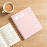 YYV Office Supplies A4 3 Ring Binder Cover Loose Leaf Notebook Shell Elastic Band Document Storage Folder School Office Portable A4 Ring Binder Sleeve Organizer Notebook Shell
