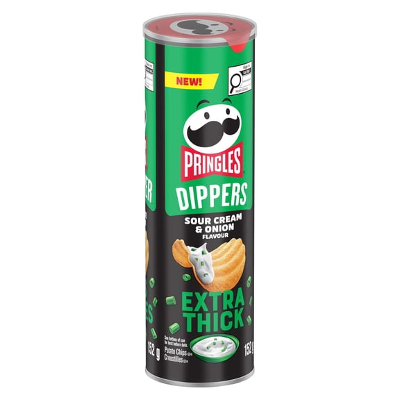 Pringles Dippers Sour Cream & Onion Flavour Potato Chips 152g
