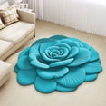 thumbnail image 2 of Yhmxh 3 D Flower Mat Soft Carpet Non-Slip Area Carpet Dining Room Home Bedroom Carpet Floor Washable Rug Anti-slip Rug Decorative Rug Rugs for Living Room Outdoor Rug Bathroom Rugs Kithchen Rug, 2 of 5