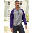 thumbnail image 4 of Jerzees Mens NuBlend Color-Block Raglan Pull Over Hooded Sweatshirt, 3XL, 4 of 7